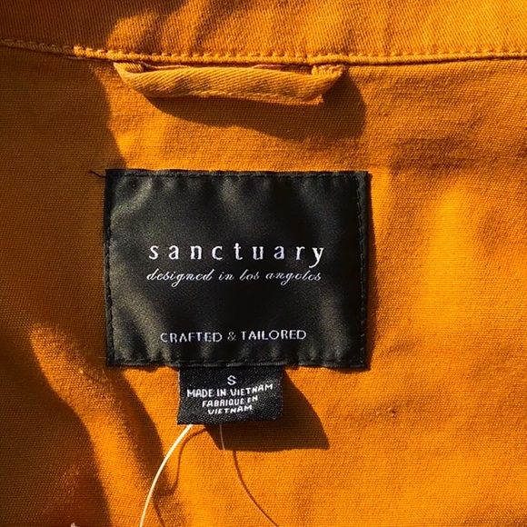 NWT Sanctuary Two Pocket Button Front Jacket in Spice Size Small - Picture 5 of 9